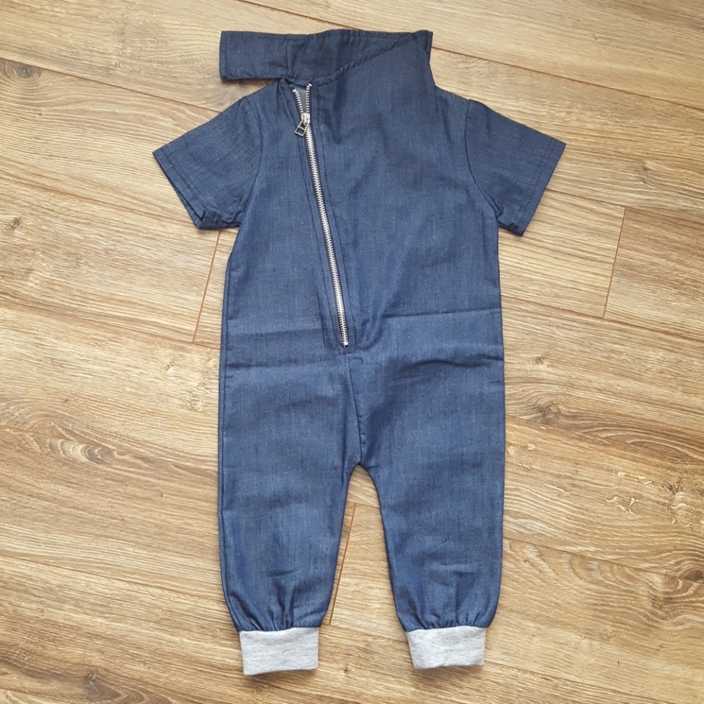 Denim romper size 18-24 mo (sz 90)
